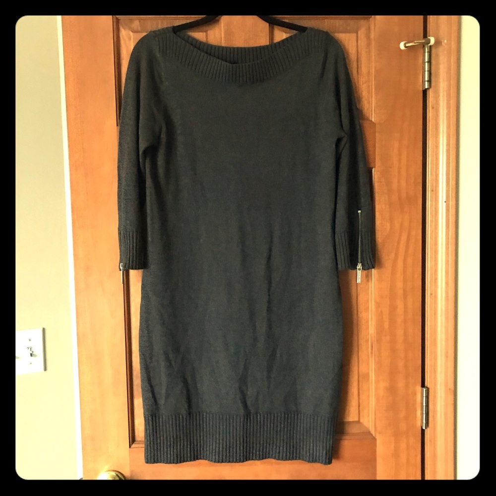 Michael Kors charcoal sweater dress size medium